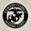 Personalized Marine Corps Metal Sign