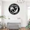 Personalized Marine Corps Metal Sign