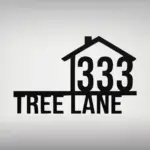 Custom Address Metal Sign