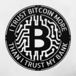 Custom Bitcoin Symbol Metal Sign