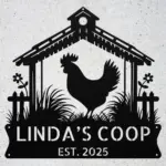 Custom Chicken Metal Sign