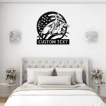 Custom Cowboy Rustic Metal Sign