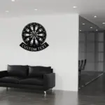 Custom Dart Board Metal Sign