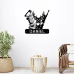 Custom Deer Hunting Metal Sign