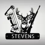 Custom Deer Hunting Metal Sign