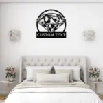 Custom Diamond Metal Sign