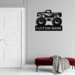 Custom Monster Truck Metal Sign