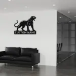 Custom Panther Metal Sign