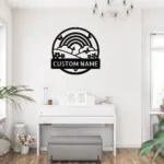 Custom Rainbow Metal Sign
