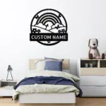 Custom Rainbow Metal Sign