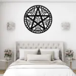 Geometry Pentacle Metal Art