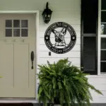 Personalized French Bulldog Metal Sign