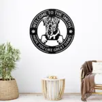 Personalized Great Dane Metal Sign