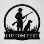 Personalized Hunter Dog Metal Sign