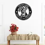 Personalized Pointer Dog Metal Sign