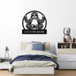 Personalized Sloth Metal Sign