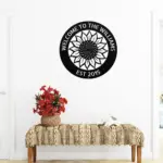 Personalized Sunflower Metal Sign