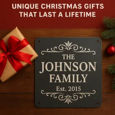 10 Amazing Christmas Gifts : Custom Metal Signs