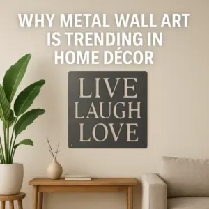 Why Metal Wall Art Is Trending In Home Décor