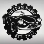 Custom 3d Classic Car Metal Sign