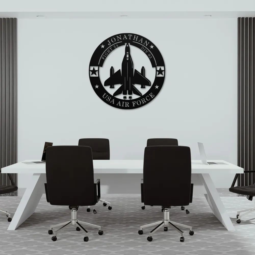 Custom Air Force Metal Sign Custom Air Force Metal Sign