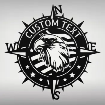 Custom American Eagle Metal Sign