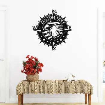 Custom American Eagle Metal Sign