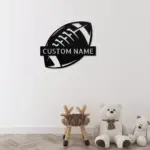 Custom American Football Metal Sign