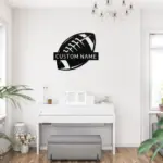 Custom American Football Metal Sign