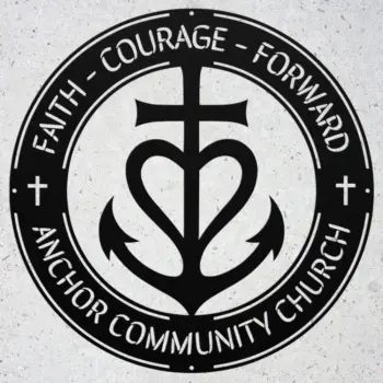 Custom Anchor Community Church Sign
