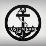 Custom Anchor Metal Sign