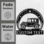 Custom Ancient Car Metal Sign