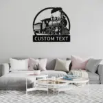 Custom Ancient Train Metal Sign