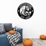 Custom Aquarius Zodiac Metal Sign