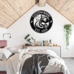 Custom Aquarius Zodiac Metal Sign