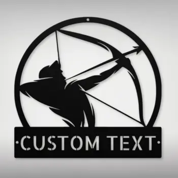 Custom Archery Range Metal Sign