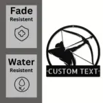 Custom Archery Range Metal Sign