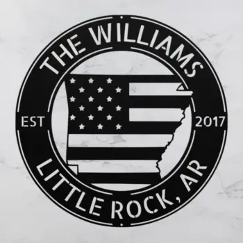 Custom Arkansas Metal Sign