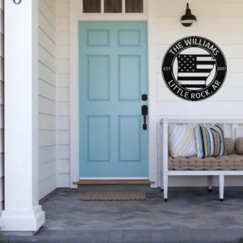 Custom Arkansas Metal Sign