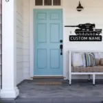 Custom Army Tank Metal Sign