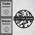 Custom Astronomy Metal Sign