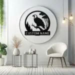 Custom Bald Eagle Metal Sign