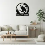 Custom Bald Eagle Metal Sign