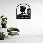 Custom Barber Shop Metal Sign