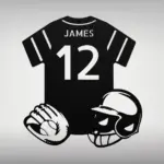 Custom Baseball Gear Metal Sign