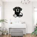 Custom Baseball Gear Metal Sign