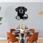 Custom Baseball Gear Metal Sign