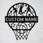 Custom Basketball Metal Sign
