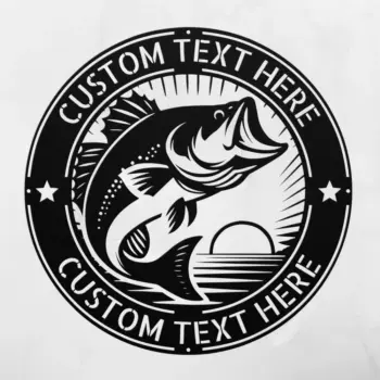Custom Bass Fish Sign