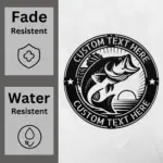 Custom Bass Fish Sign